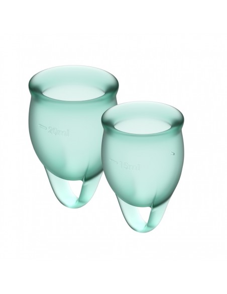 Cup menstruelle - Satisfyer - Feel Confident - Vert