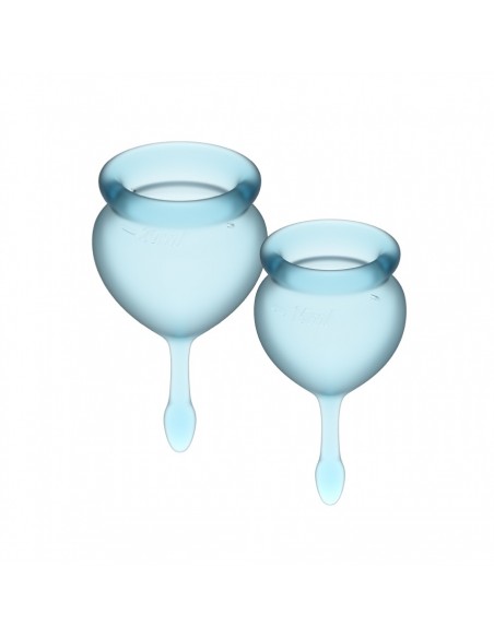 Cup menstruelle - Satisfyer - Feel Good - Bleu