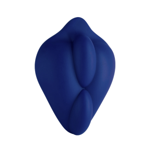 Base de Dildo en Silicone Texturé - Bumpher - Bleu
