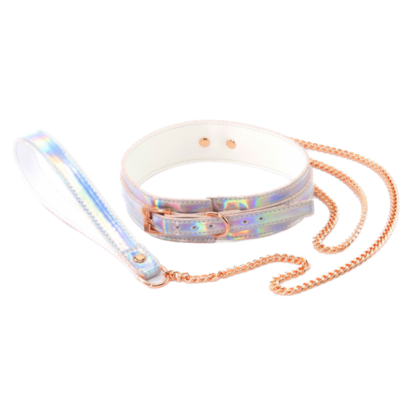 Collier avec Laisse Amovible - Cosmo - Holographique