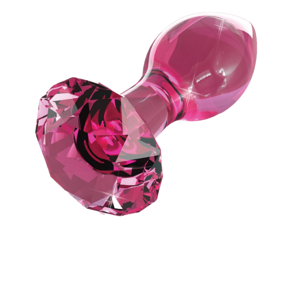 Rosebud anal en verre - Icicles N°79