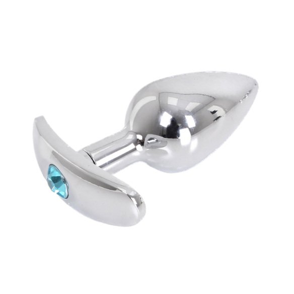 Rosebud Anal en Aluminium - Kiotos - Small - Bleu