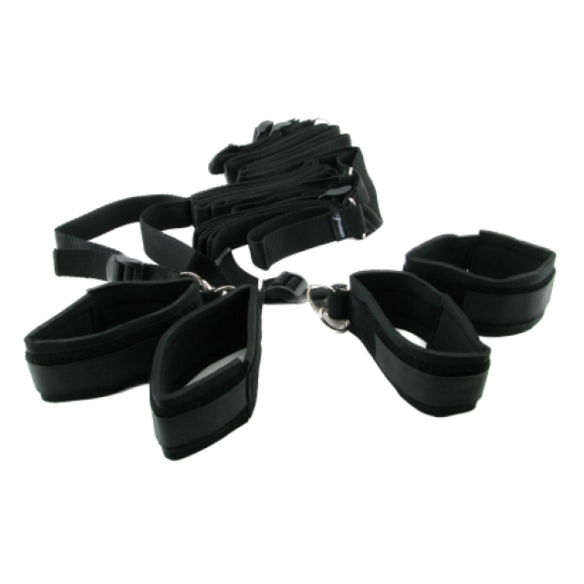 Kit de Bondage - 4 retenues pour Lit - Fetish Fantasy