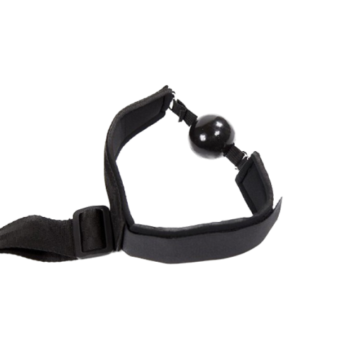 Kit BDSM - Collier baillon et attaches réglables