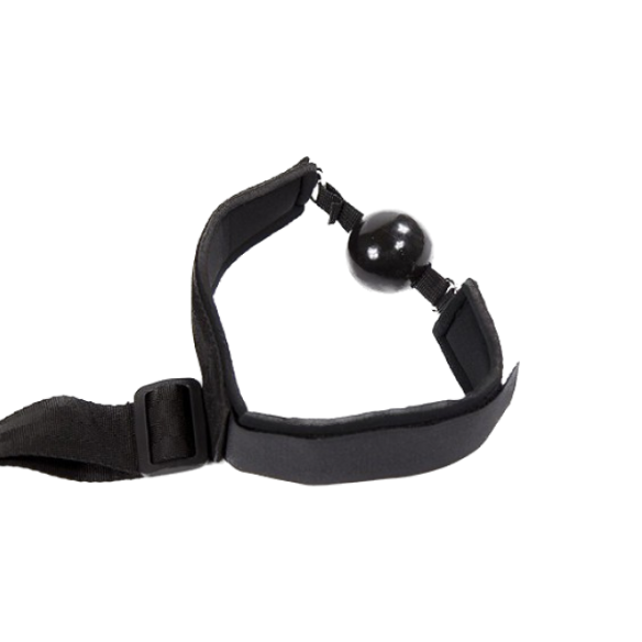 Kit BDSM - Collier baillon et attaches réglables
