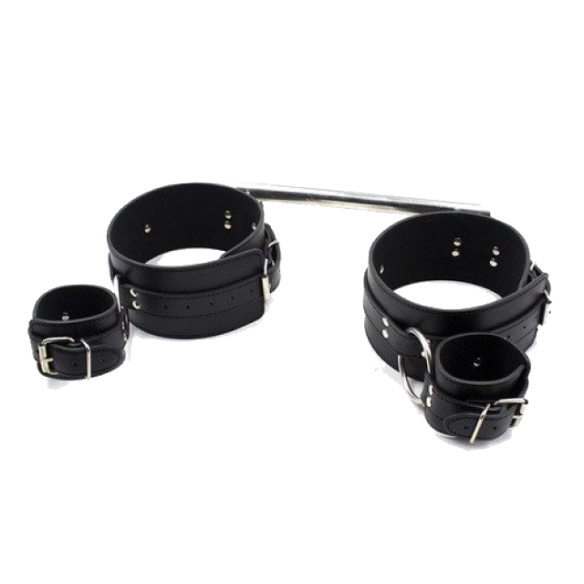 Barre d’Écartèlement en Acier à 4 Menottes