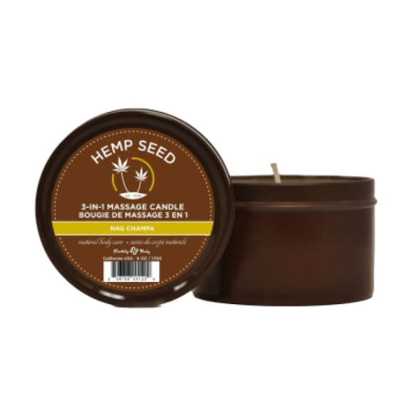 Bougie de massage au CBD - Nag Champa