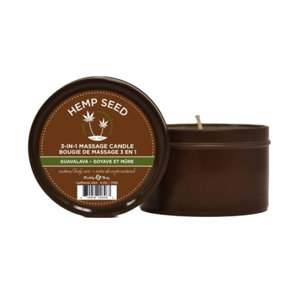 Bougie de massage au CBD - Goyave et Mûre