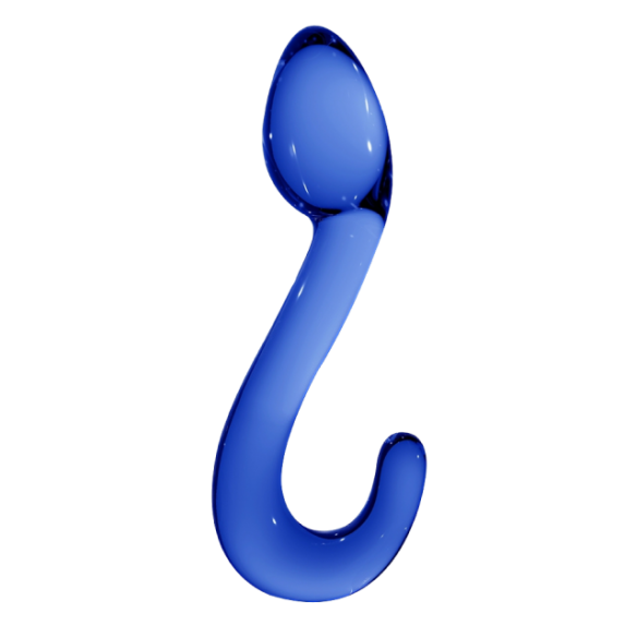 Dildo Courbé en Verre - Chrystalino - Champ