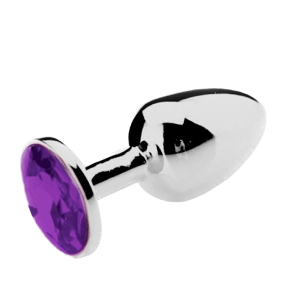 Rosebud Anal en Aluminium - Violet - Large