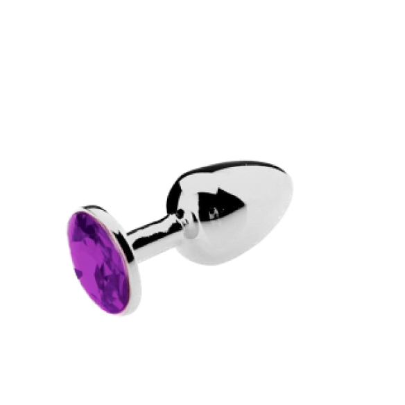 Rosebud Anal en Aluminium - Violet - Medium