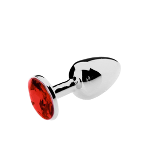 Rosebud Anal en Aluminium- Rouge - Medium