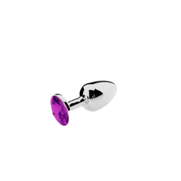 Rosebud Anal en Aluminium - Violet - Small