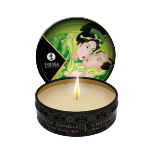 Bougie de massage Shunga - Thé Vert Exotique