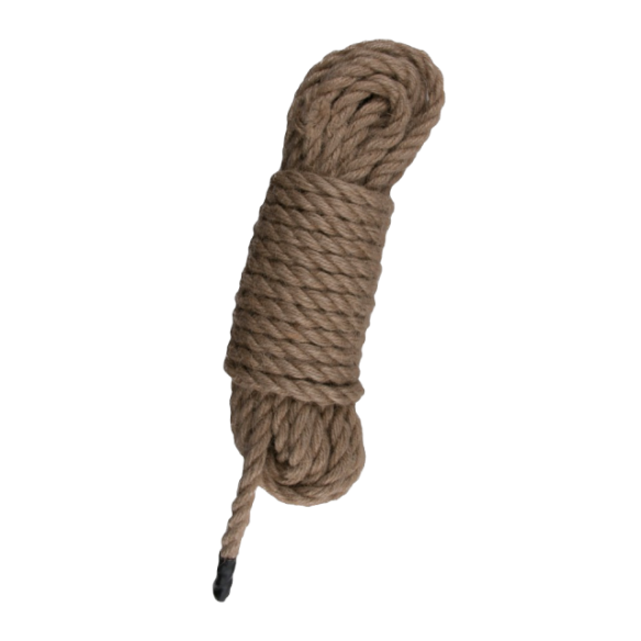 Corde de bondage en fibres de chanvre - 5 mètres