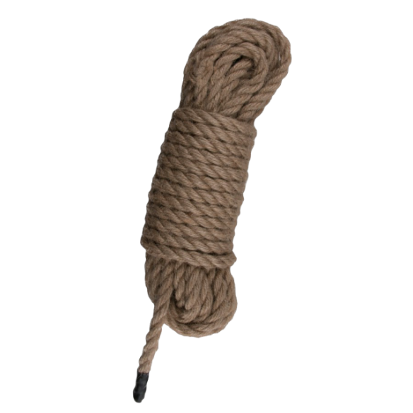 Corde de bondage en fibres de chanvre - 10 mètres