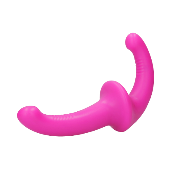 Gode Ceinture sans Harnais 100% silicone – Rose