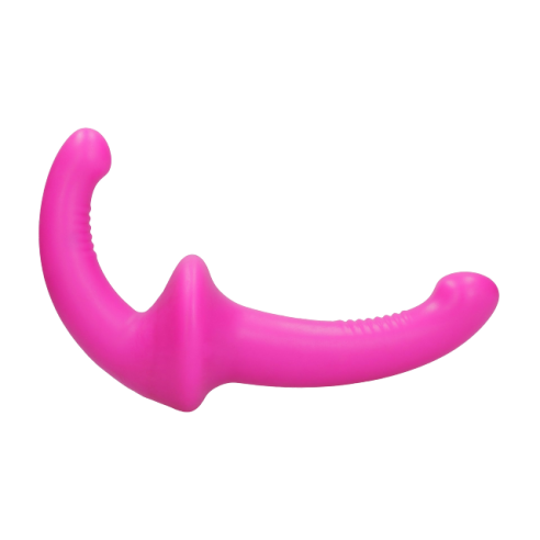 Gode Ceinture sans Harnais 100% silicone – Rose