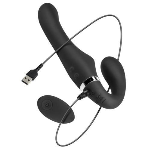 Double gode télécommandé sans harnais - Avery