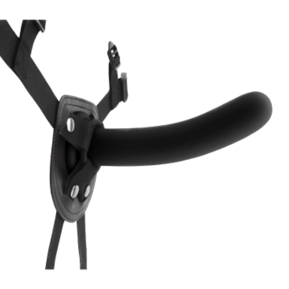 Gode ceinture en silicone et vinyle - Chisa