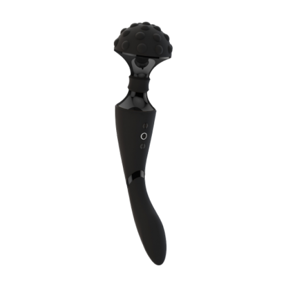 Wand Flexible et Texturée - Elegance - Shiatsu - Noir