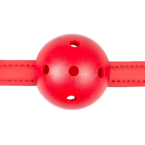 Bâillon Réglable en Simili Cuir et PVC-...