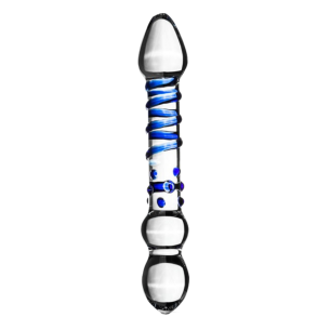 Dildo Double en Verre - Vaginal et Anal - N°21