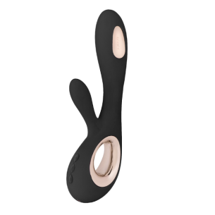 Rabbit Incurvé Oscillant - Lelo - Soraya Wave - Noir