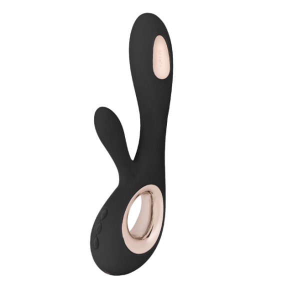 Rabbit Incurvé Oscillant - Lelo - Soraya Wave - Noir