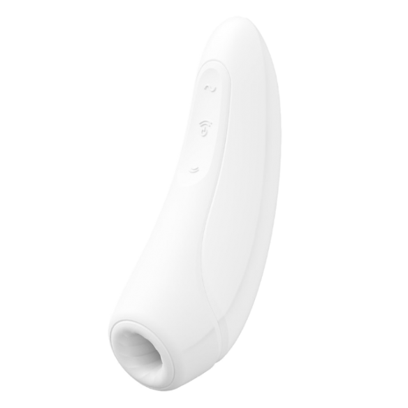 Stimulateur sans contact et vibrant - Satisfyer - Curvy 1+ - Blanc