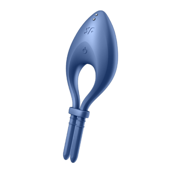 Anneau Vibrant Connecté - Satisfyer - Bullseye - Bleu