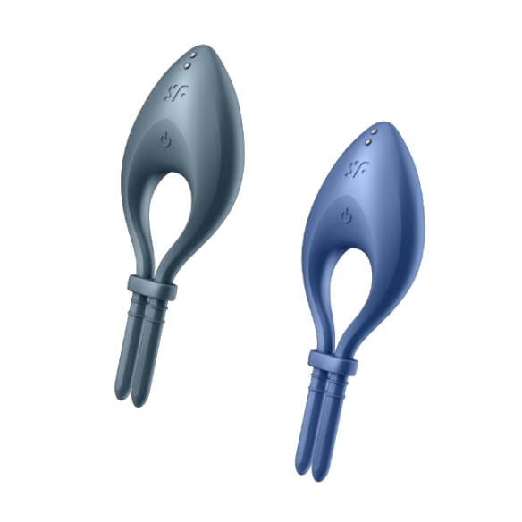 Anneau Vibrant Connecté - Satisfyer - Bullseye - Bleu
