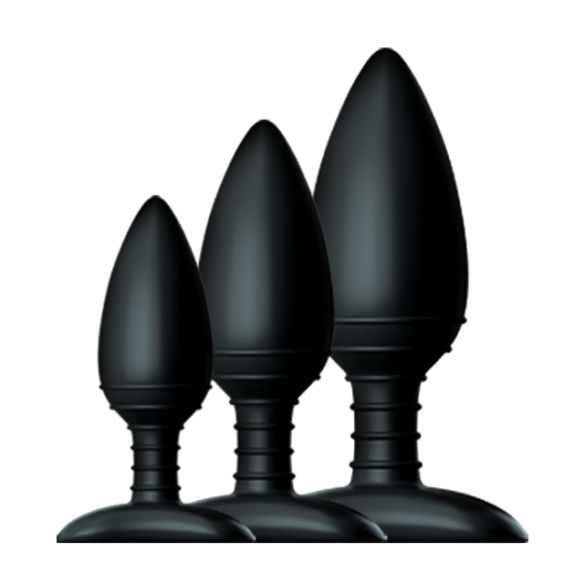 Trio de Plugs anaux en Silicone - Nexus