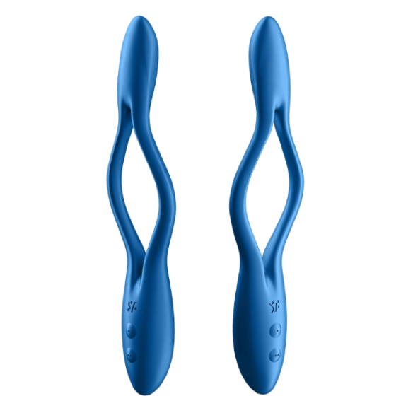 Vibromasseur Multifonction - Satisfyer - Elastic Joy - Bleu