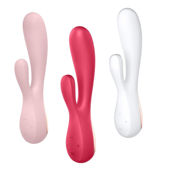 Rabbit Vibrant et Connecté - Satisfyer - Mono Flex - Rouge