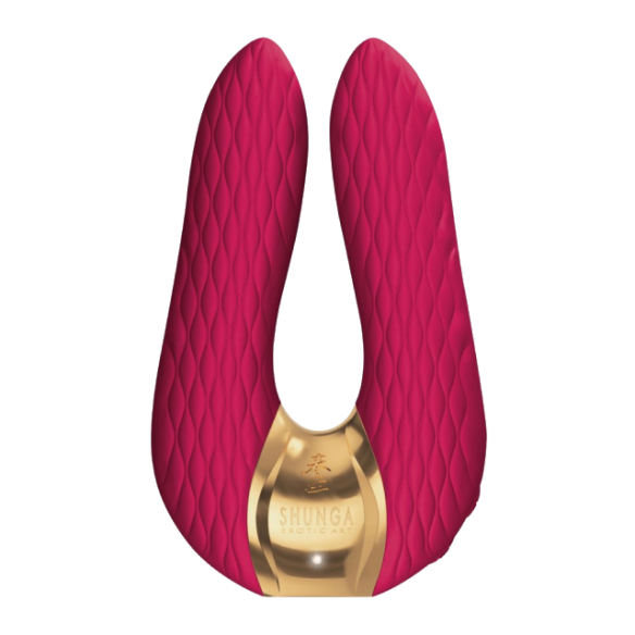 Stimulateur Vibrant et Texturé - Aiko - Shunga - Rouge