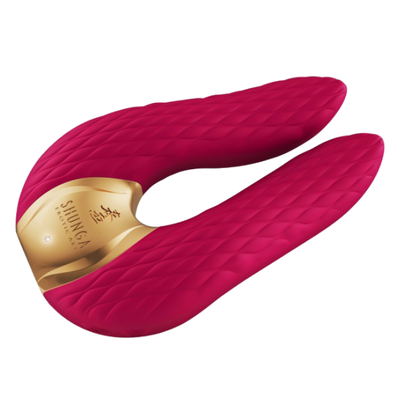 Stimulateur Vibrant et Texturé - Aiko - Shunga - Rouge