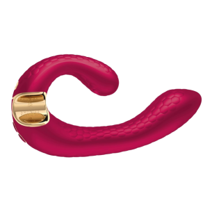 Vibromasseur interne et externe - Shunga - Miyo - Rouge