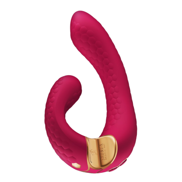 Vibromasseur interne et externe - Shunga - Miyo - Rouge
