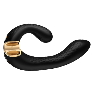 Vibromasseur interne et externe - Shunga - Miyo - Noir