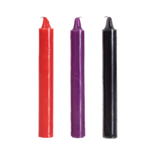 3 Bougies basse température colorées