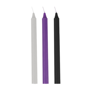 3 Bougies basse température colorées - Easy Toys