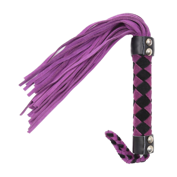 Fouet textile et poignée tressée - Joky Star