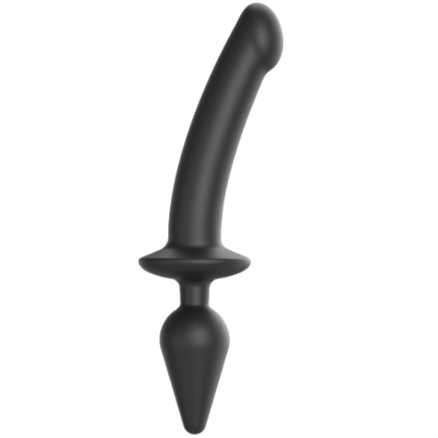 Double Dildo Plug - Strap-On-Me - Extra Large - Noir