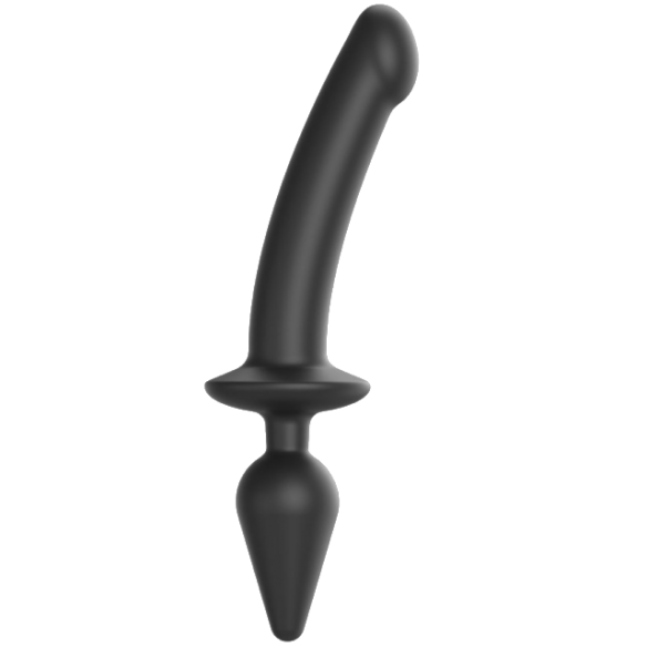 Double Dildo Plug - Strap-On-Me - Extra Large - Noir