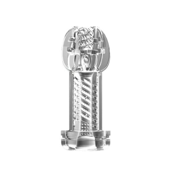 Masturbateur pénien texturé - Screw III - Galaku - Gris