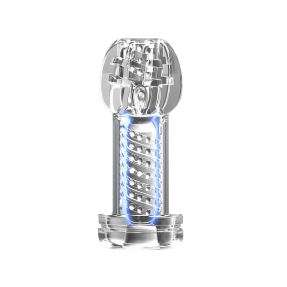 Masturbateur pénien texturé - Screw III - Galaku - Bleu