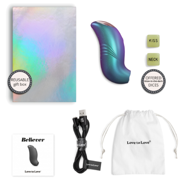 Stimulateur sans contact - Believer - Love to Love - Bleu