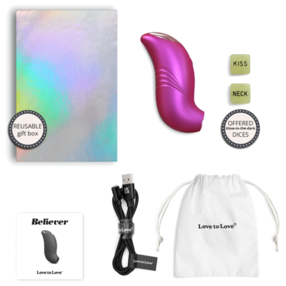 Stimulateur sans contact - Believer - Love to Love - Rose