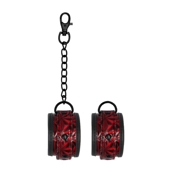 Menottes en Simili Cuir - Imprimé Psychédélique - Ouch